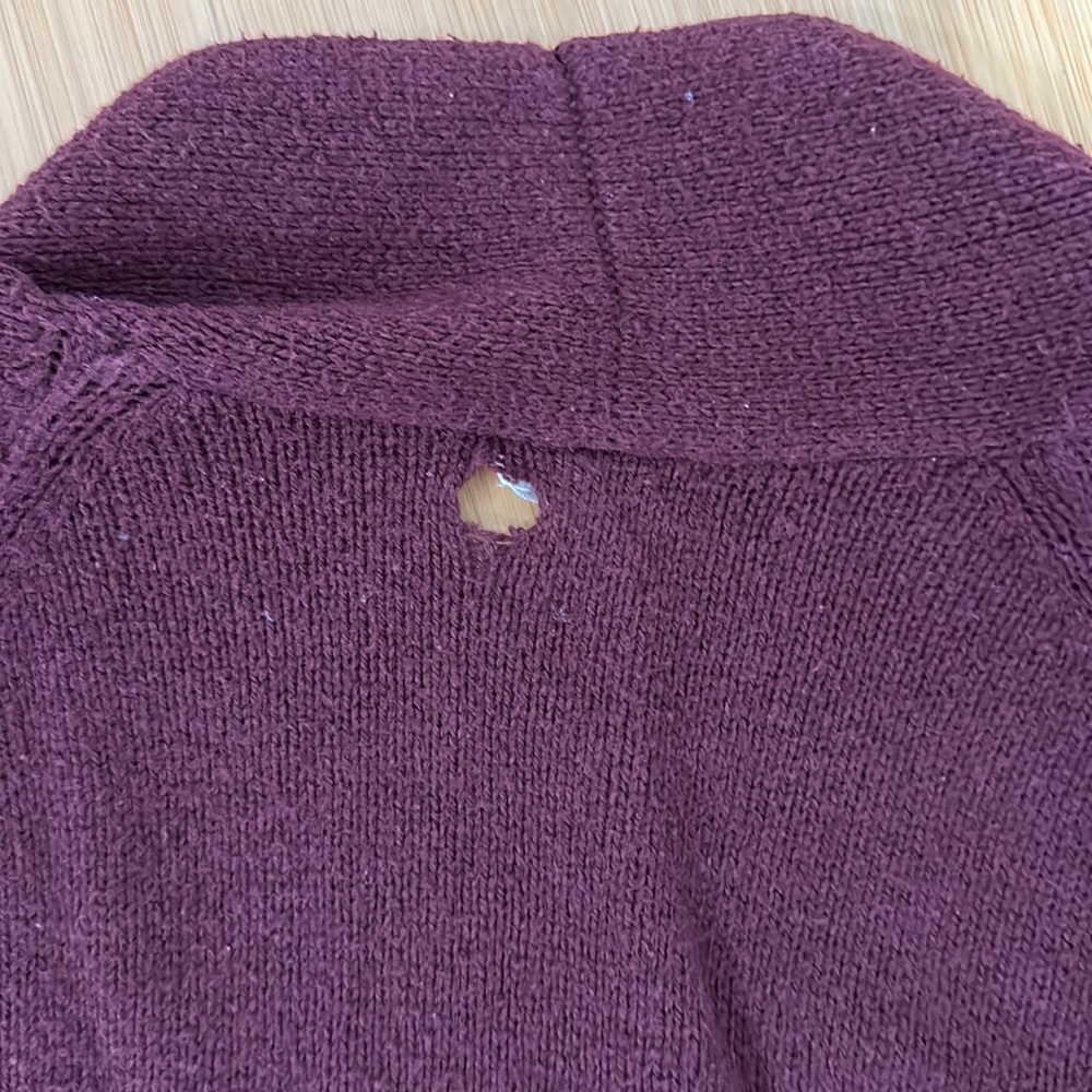 Maroon cardigan - Picture 7 of 7